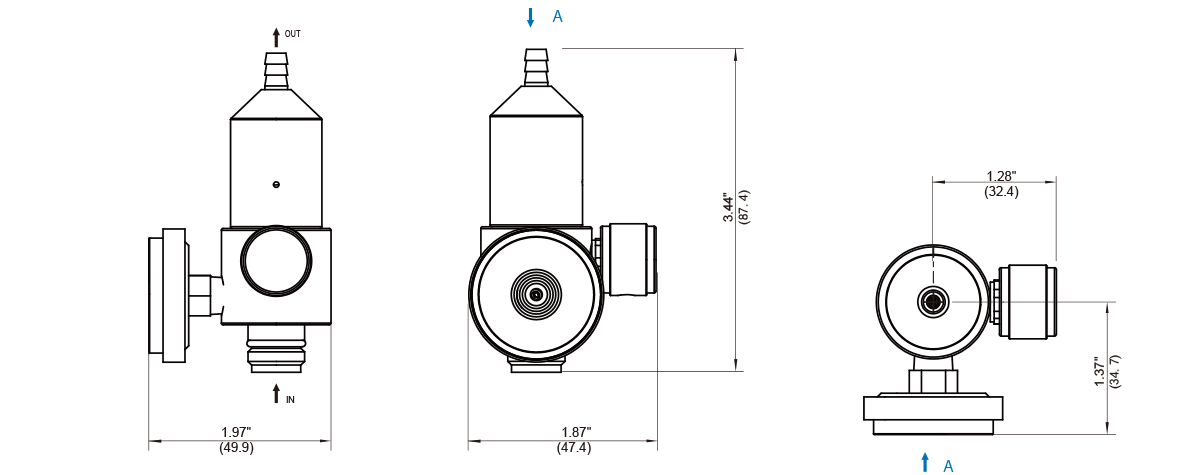GENTEC H229 Series Portable Cylinder Regulator